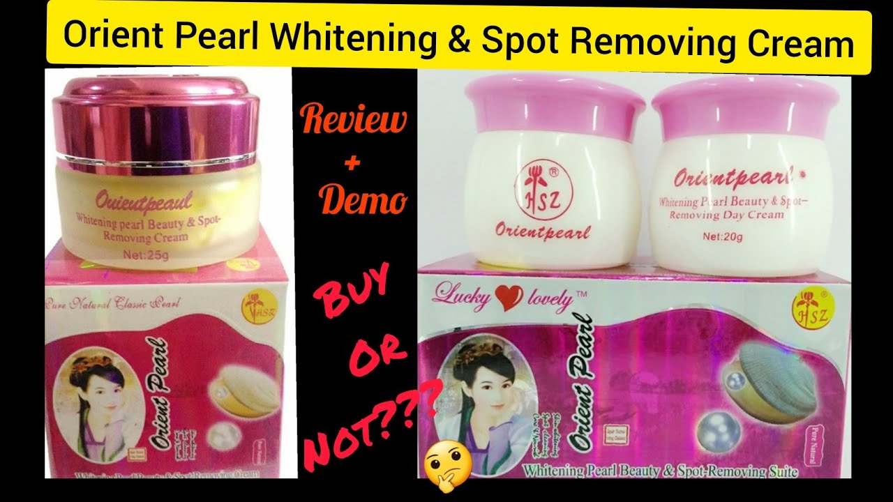 orient pearl whitening cream