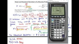 Math 119: 5.1 Exercise 3 with the Graphing Calculator!