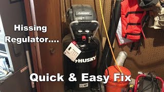 How to Fix an Air Compressor Regulator Leak