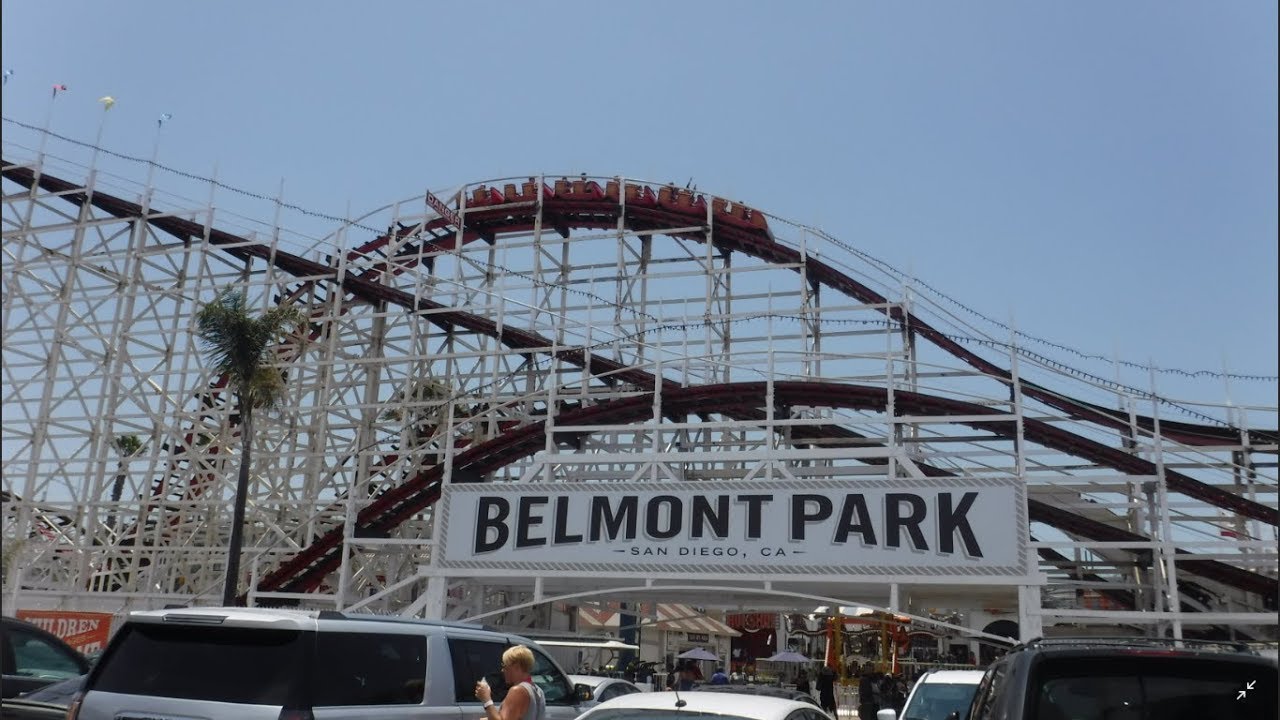 A day at Belmont Park in San Diego. Playing mini golf and Skee Ball