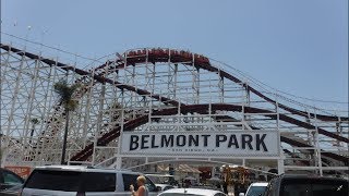 A day at Belmont Park in San Diego. Playing mini golf and Skee Ball.