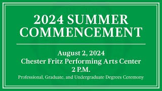 UND Summer Commencement Ceremony 2024