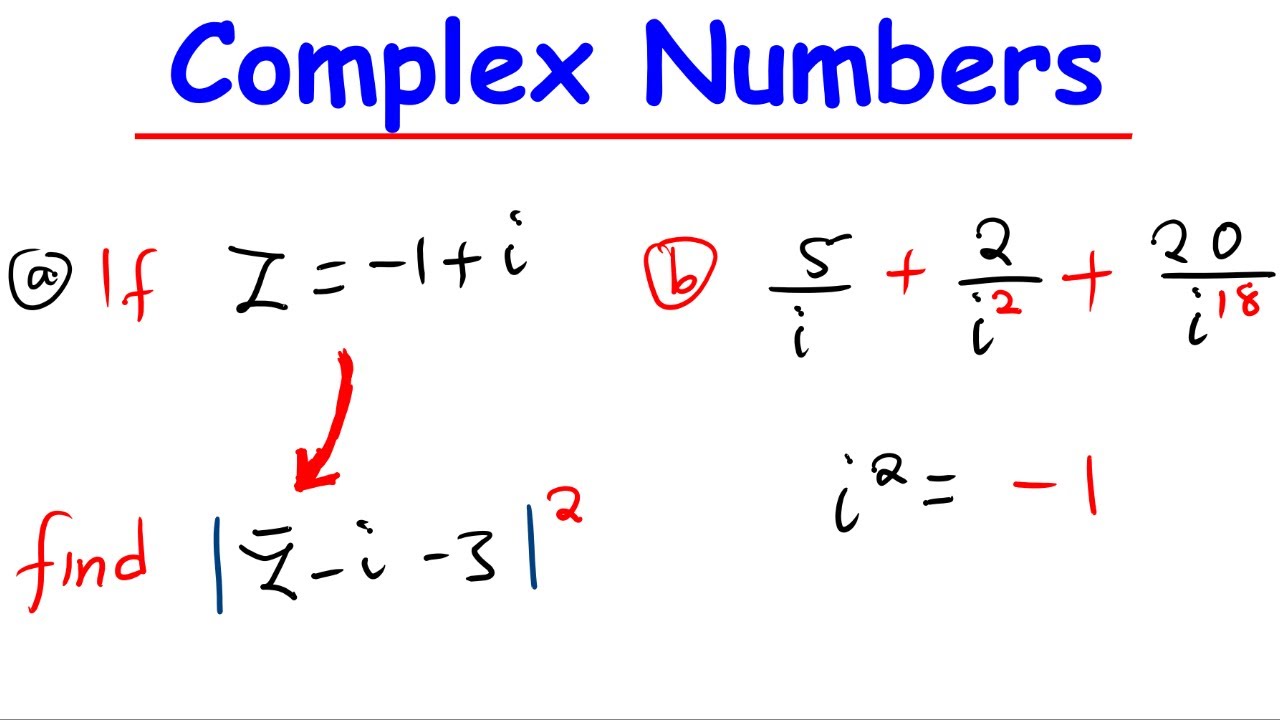 Complex Integer Questions Complex Numbers Practice Questions - YouTube