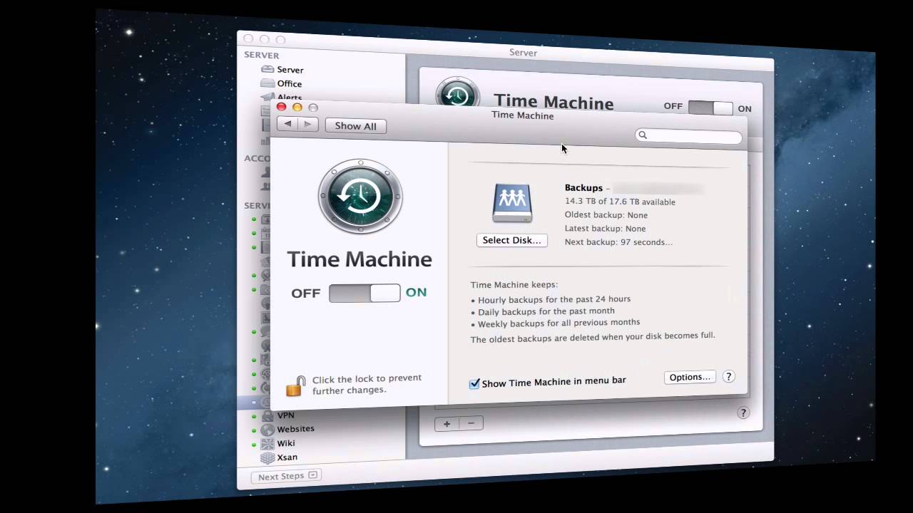 Mountain Lion Server Part 50: Remote Time Machine Backups - YouTube