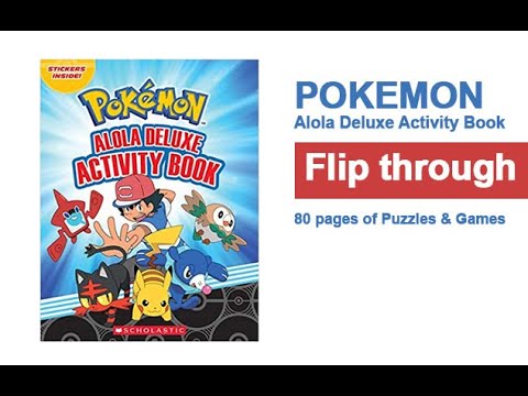Pokemon: Alola Deluxe Activity Book