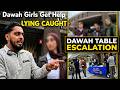 Dawah Girls Get Help From Dawah Leader Caught Lying The Christian Gets Physically Shoved 