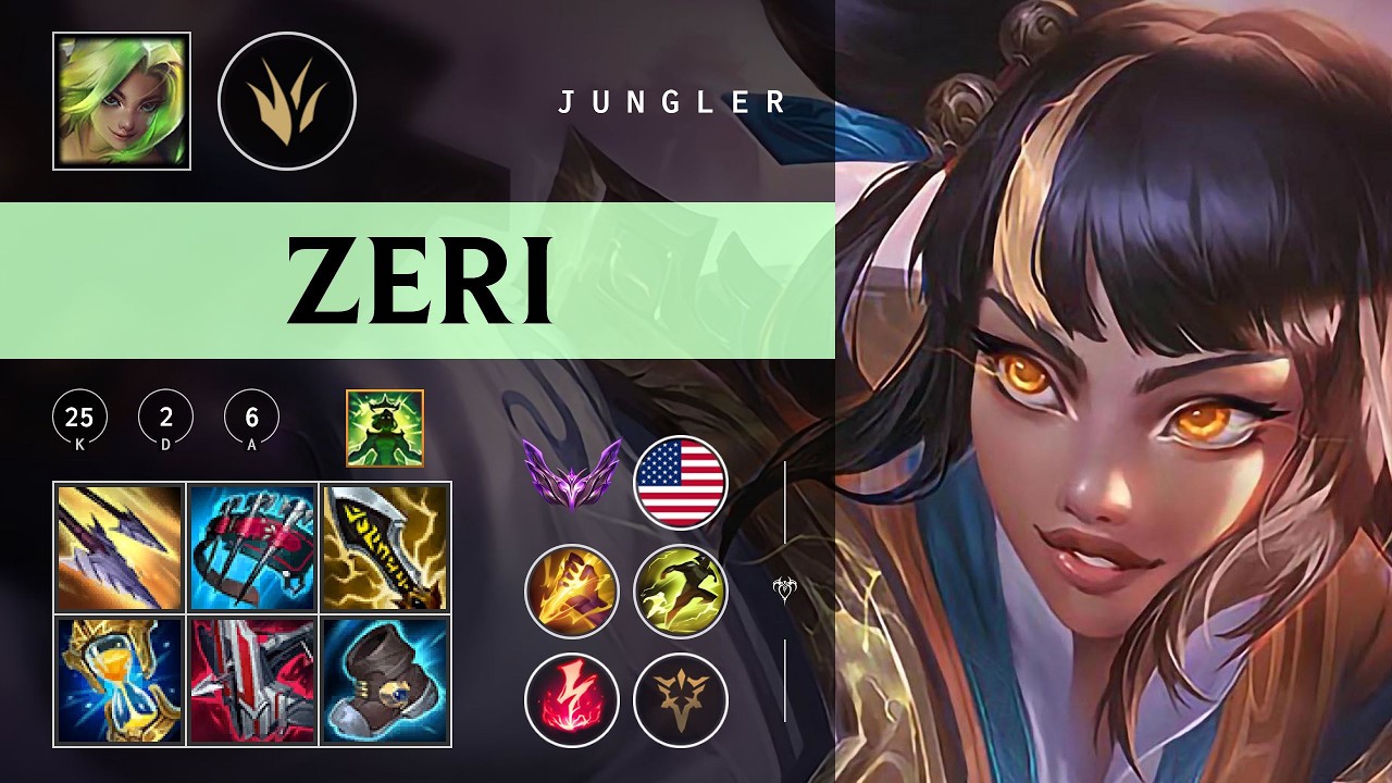 Zeri Jungle vs Kha'Zix - NA Master Patch 26.03