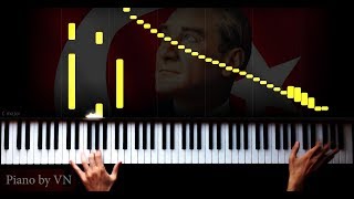 Atatürk Marşı - Atam Atam - Piano Tutorial by VN Resimi