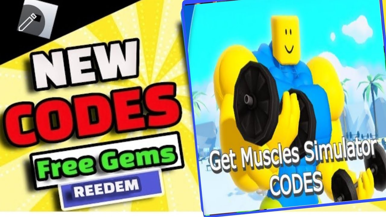 All Secret get muscle simulator Codes 2023  Codes for get muscle simulator  2023 - Roblox Code 