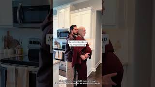Holding up my pregnant wife’s belly ❤️🥰 #foryou #fyp #love #couple #shortvideo