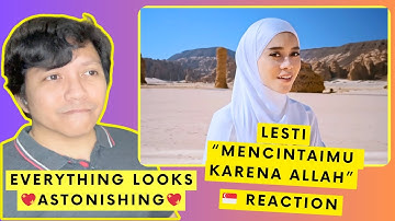 Lesti - Mencintaimu Karena Allah (Official Music Video) | REACTION