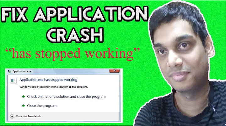 How to fix .exe has stopped working | appcrash solved win 7, 8, 10 | Hindi