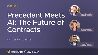 Precedent Meets AI: The Future of Contracts with SimpleDocs + Law Insider