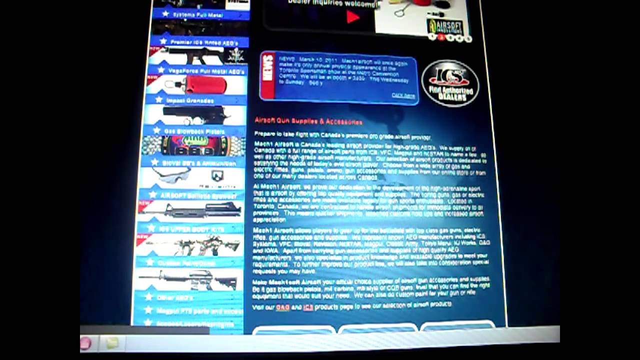 Canadian airsoft websites YouTube