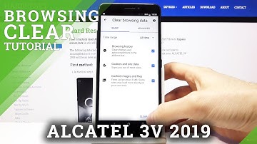 How to Clear Browsing Data in ALCATEL 3V 2019 – Delete Browsing History & Saved Passwords
