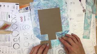 Drum leaf book- 1. Glue cover sheets