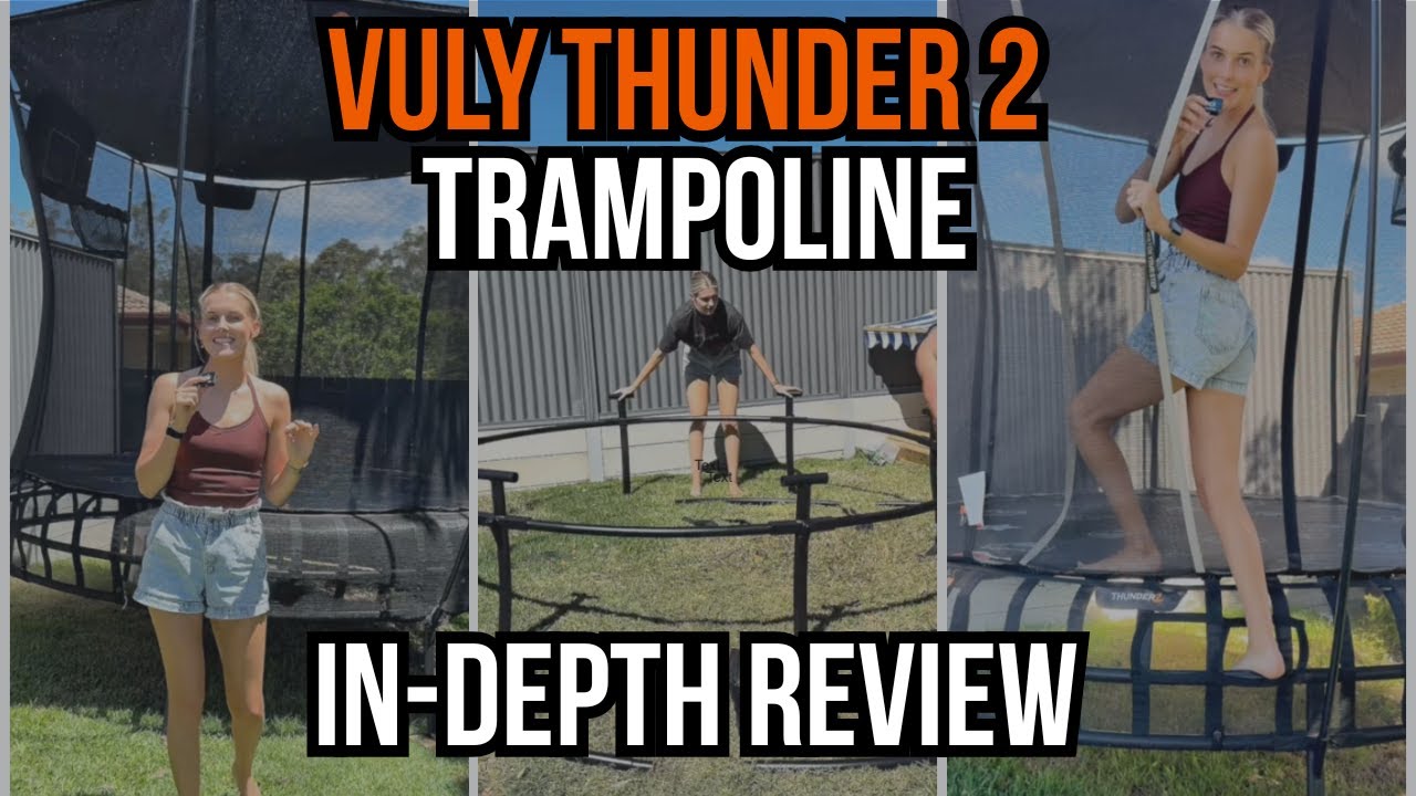 Лучший батут для маленьких детей? Обзор Vuly Thunder 2 от Джесс.