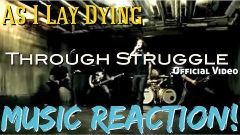EXPLOSIVE DRUMMING💥🥁As I Lay Dying - Through Struggle Official Video Music Reaction🔥