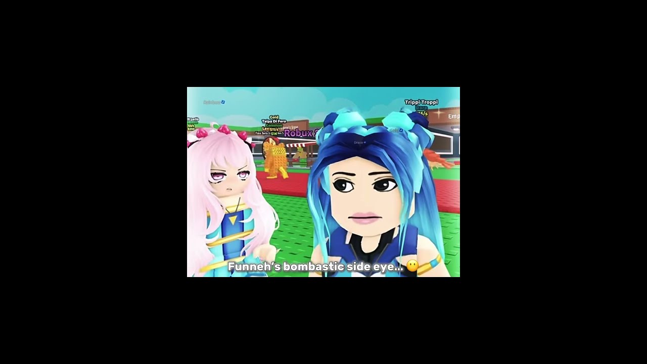  Funneh S SIDE EYE Krew Itsfunneh Shortsfeed Shorts Funny Roblox Sideeye Stealabrainrot