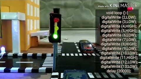 Pengaplikasian Program dan Simulasi Traffic Light (Lampu Lalu Lintas)