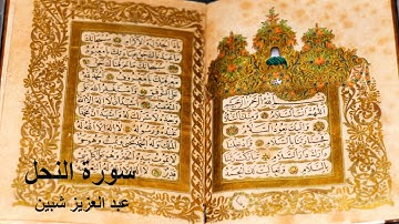 سورة النحل كاملة برواية حفص عن عاصم تجويد عبد العزيز شبين