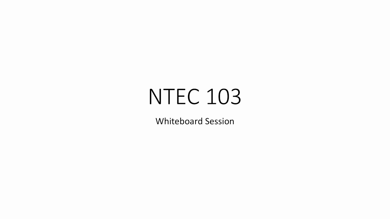 NTEC 103 Module 2 Lecture Video - IPv4 Addressing - YouTube
