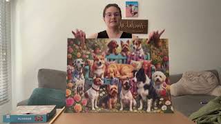 Garden Dogs Gathering Puzzle, Jigsaw Puzzle with sorting assistance screenshot 2