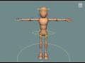 Rigging of a Biped Character: Mirroring the Arm to the other side