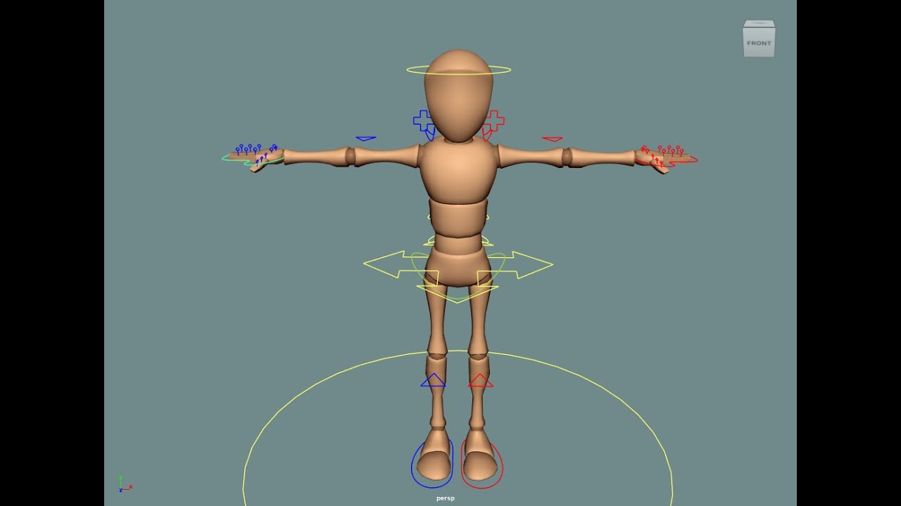 Rigging of a Biped Character: Mirroring the Arm to the other side - YouTube
