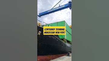 Container Terminal Makassar New Port. #shorts #amazingshorts