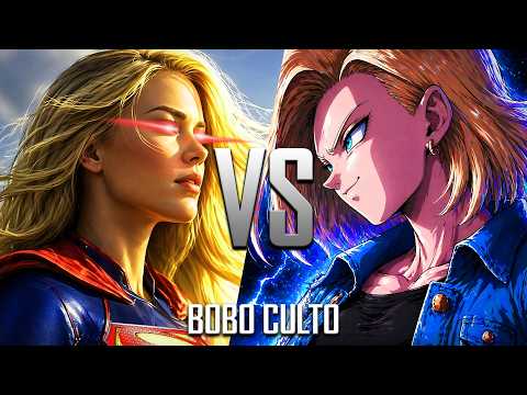 Supergirl VS Androide #18 (DC VS Dragon Ball) | Versus en corto