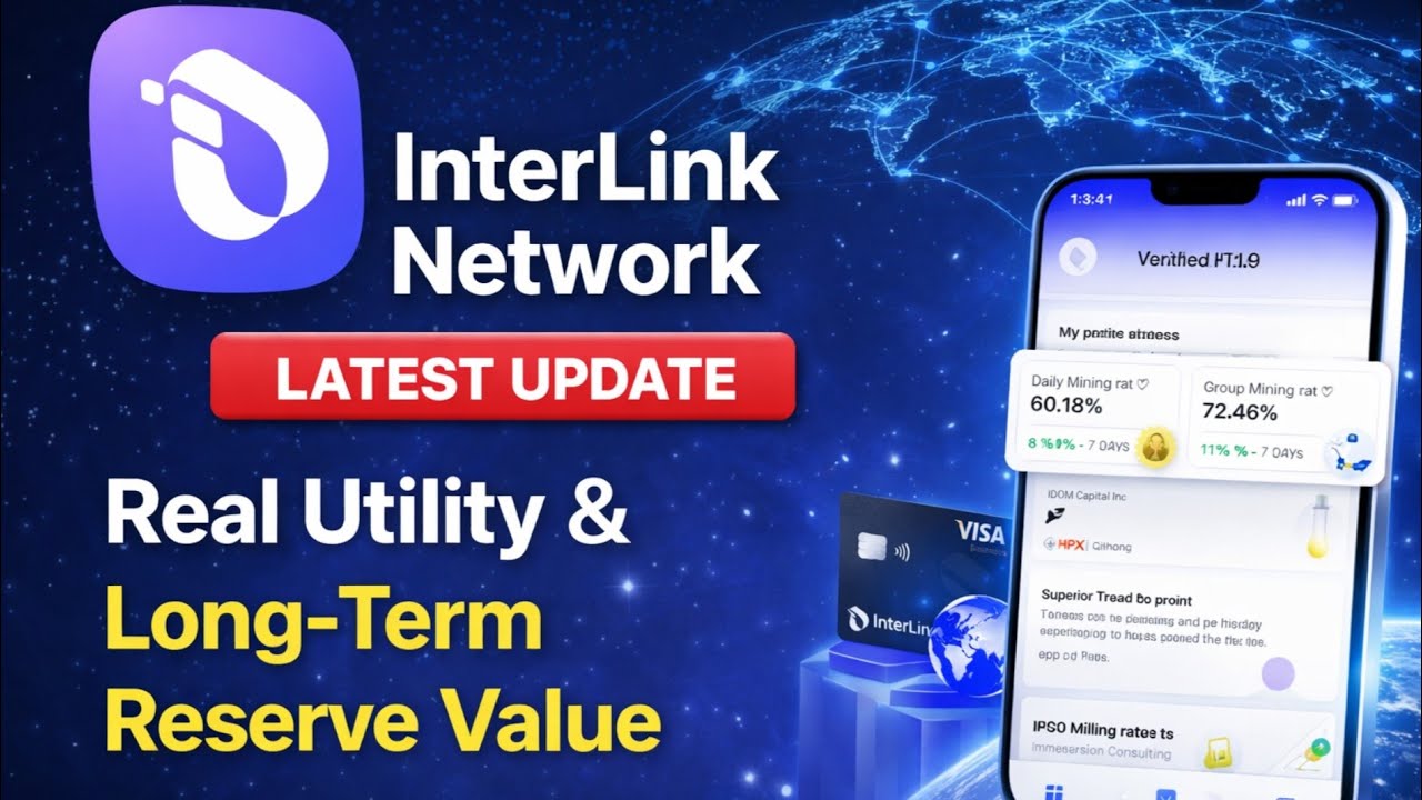InterLink Network New Update Explained 🔍 | Real Utility, Reserve Value & Future Vision