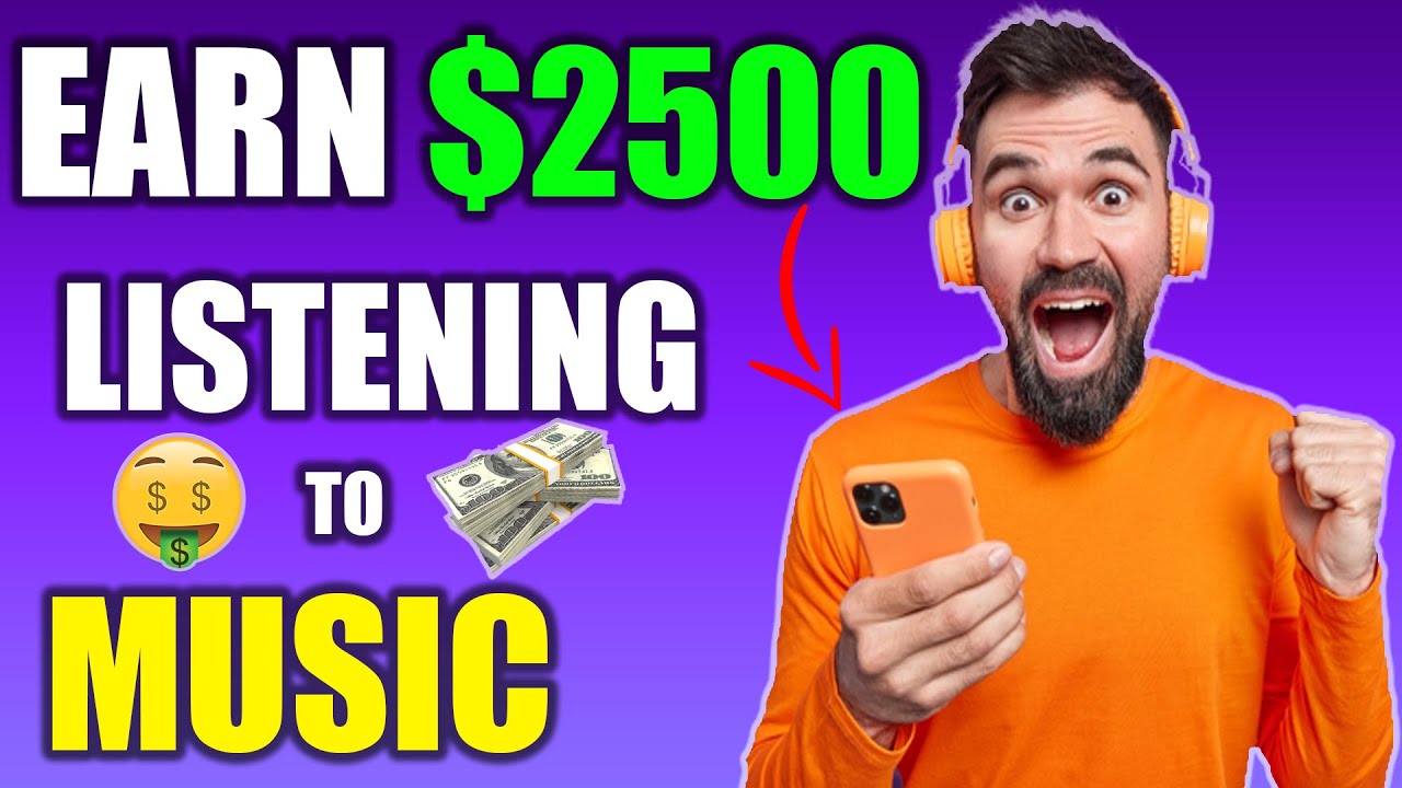 Earn $2500 Just By Listening To Music(MAKE MONEY ONLINE 2022)