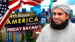 4th Bayan In America | Masjid Darul Quran ( Houston ) | Mufti Tariq Masood Speeches 🕋
