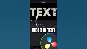 Hoe u VIDEO in TEKST kunt toevoegen in DaVinci Resolve