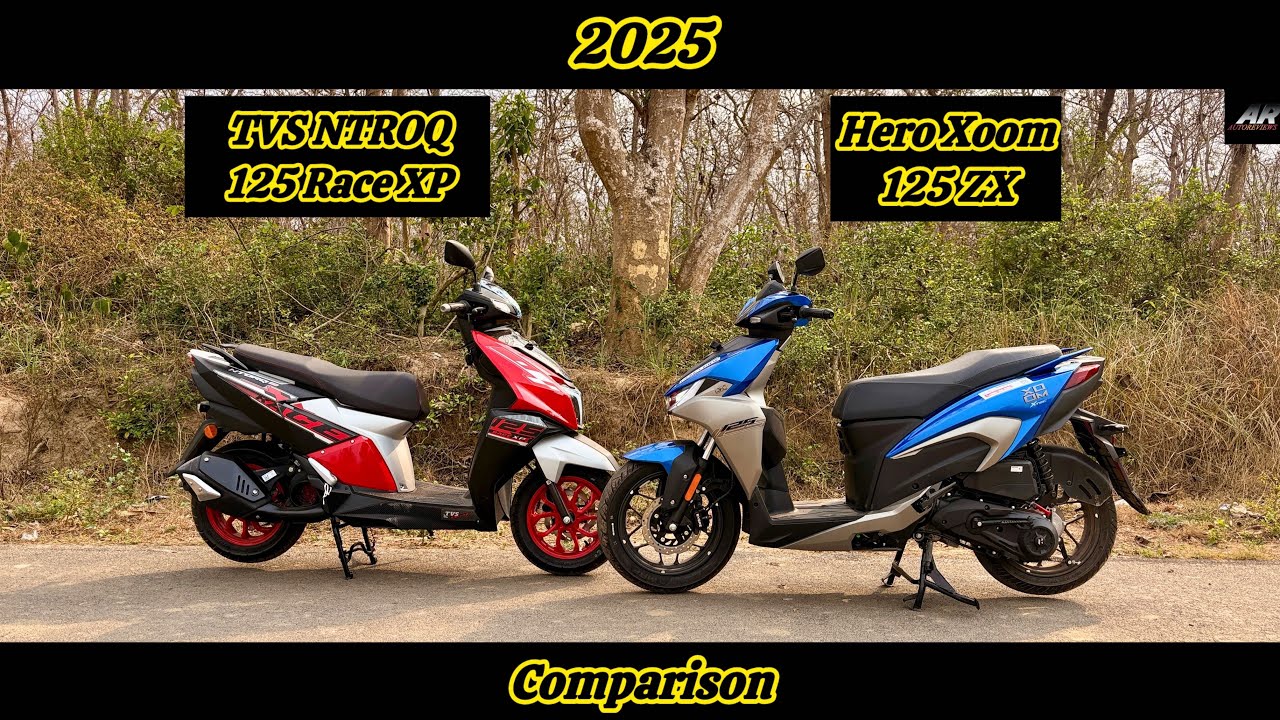 2025 TVS Ntroq 125 VS Hero Xoom 125 - Which One Is More Sexier 😎❤️