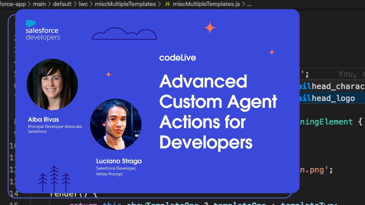 Custom agent actions, live, youtube.com
