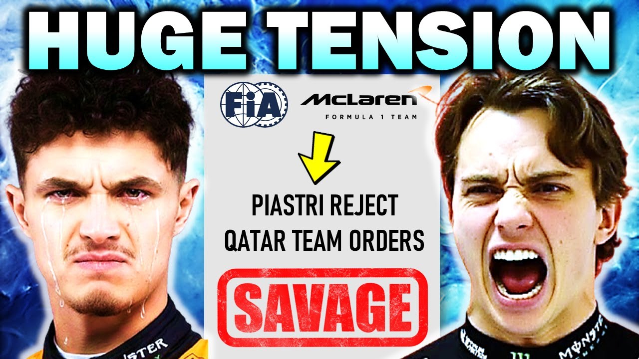 HUGE NEWS for Norris as Piastri BLOCKS McLaren’s Qatar Plan — SHOCKING INTERNAL FIGHT REVEALED!