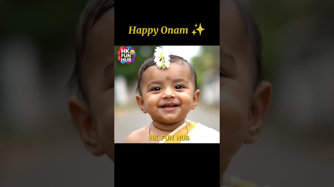 ✨ Happy Onam 2025 nga.. | Cute AI Baby going to onam celebration 