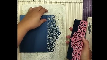 How I make Gatefold Cover for invitations