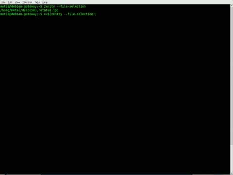 BASH Tutorial - Zenity File Dialog Box