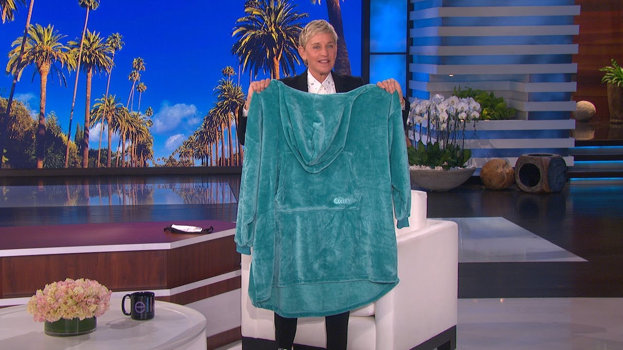 Get Cozy with This New Oversized Ellen Blanket Hoodie!
