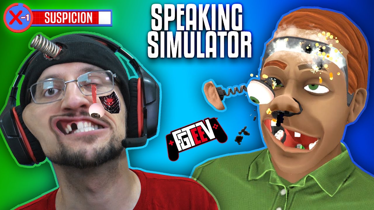 Speaking Simulator Hilarious I Forgot How To Talk Game Fgteev Robot Or Human Youtube - 20 fgtv images in 2020 roblox the game book free mobile games