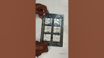 4 switch 4 socket connection #unnaoelectric #electrical #switch