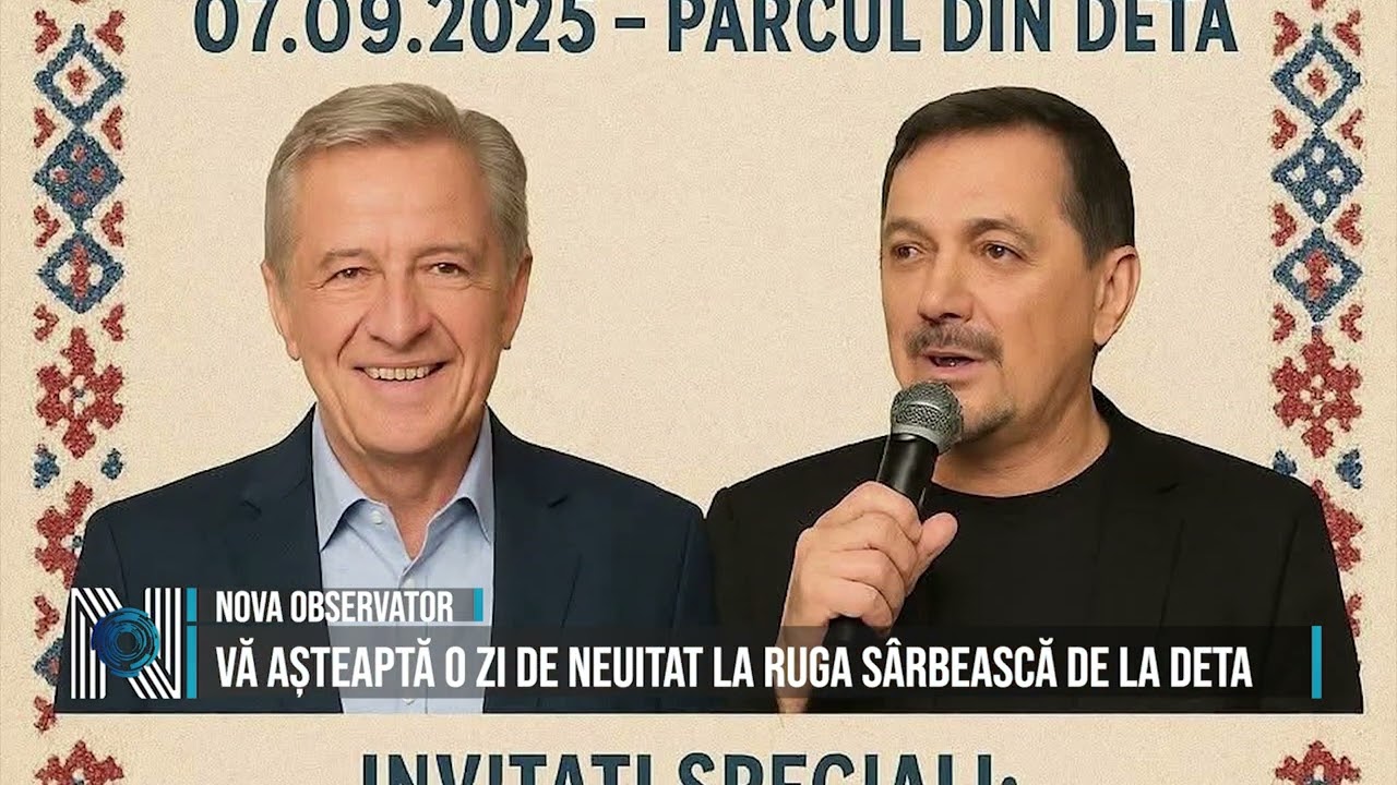 Vă așteaptă o zi de neuitat la Ruga Sârbească de la Deta