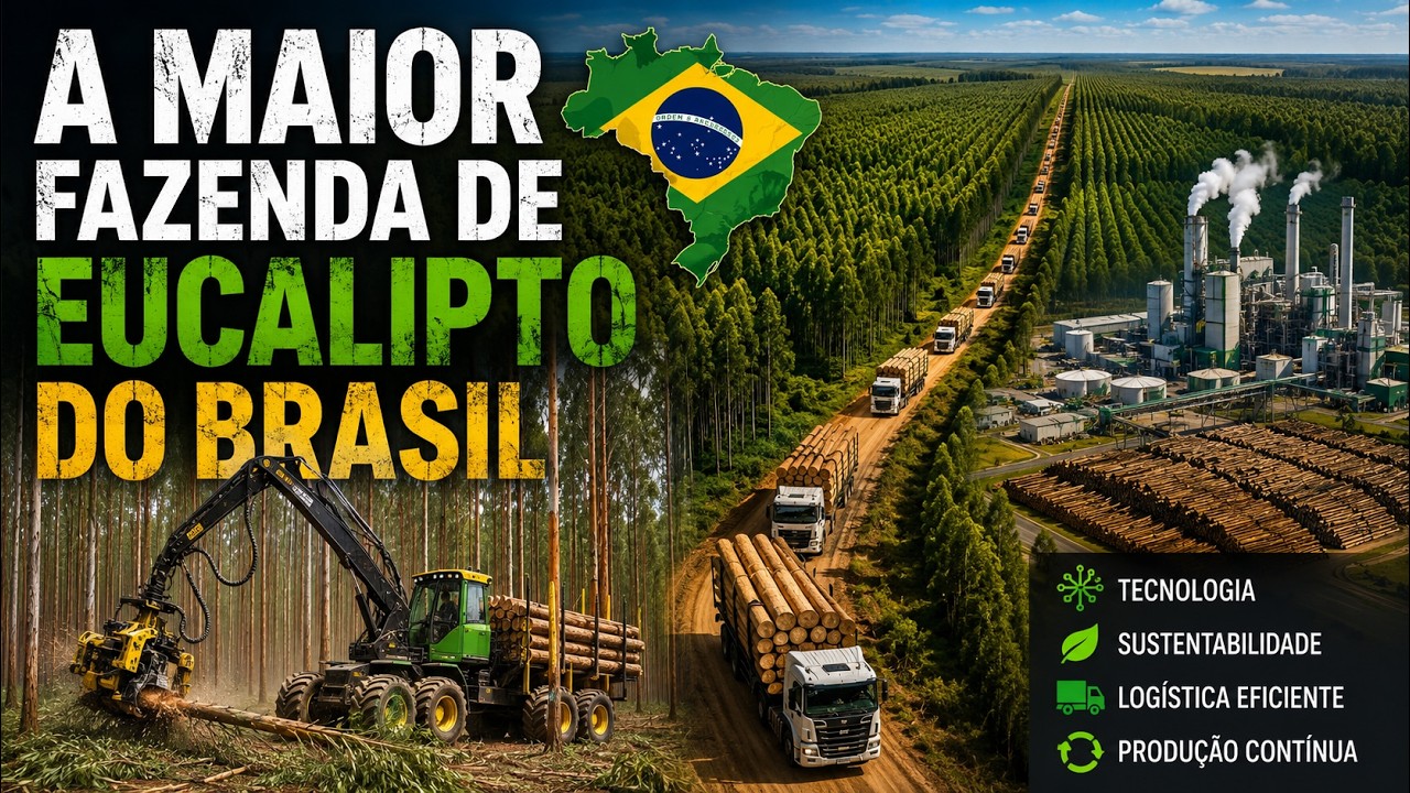 A MAIOR FAZENDA DE EUCALIPTO DO BRASIL