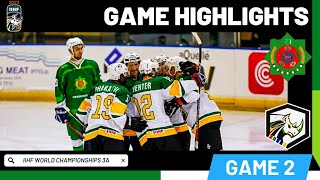 HIGHLIGHTS | Turkmenistan vs. South Africa | 2023 #IIHFWorlds Division 3A