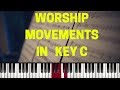 Worship Chord Progression Tutorial In C Major- Piano Tutorial