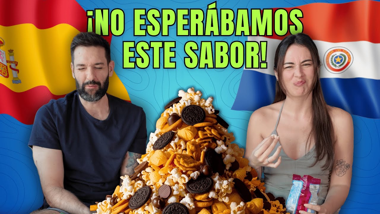 ESPAÑOLES prueban snacks EN PARAGUAY 🤯 Alucinamos con snacks argentinos, brasileños, uruguayos...