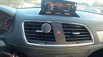 How to Enter and Manage Radio Equalizer in Audi Q3 I ( 2011 – 2018 )